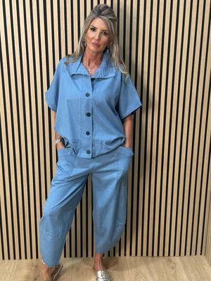 Denim Co-Ord Set - Light denim