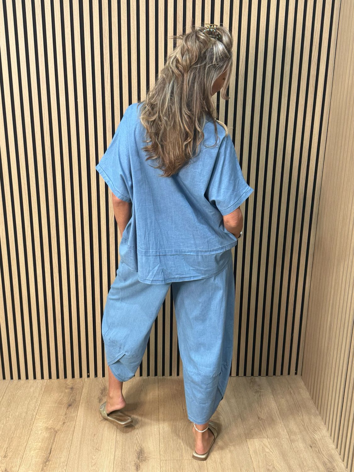 Denim Co-Ord Set - Light denim