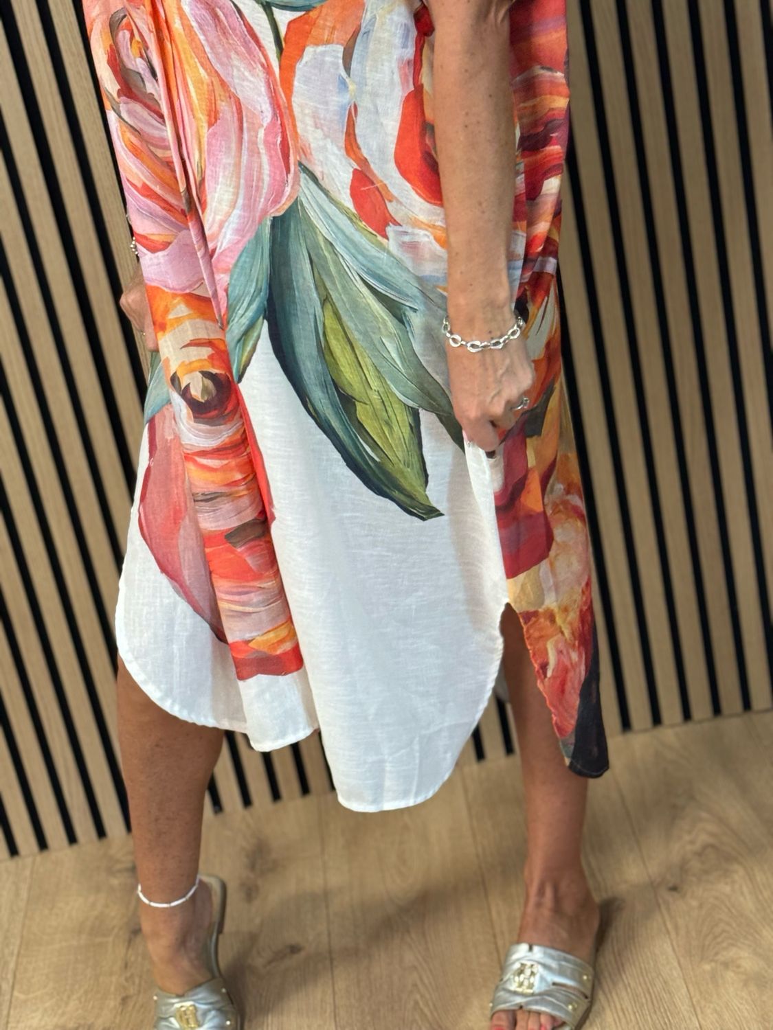 Art Print shirt Dress - Multi
