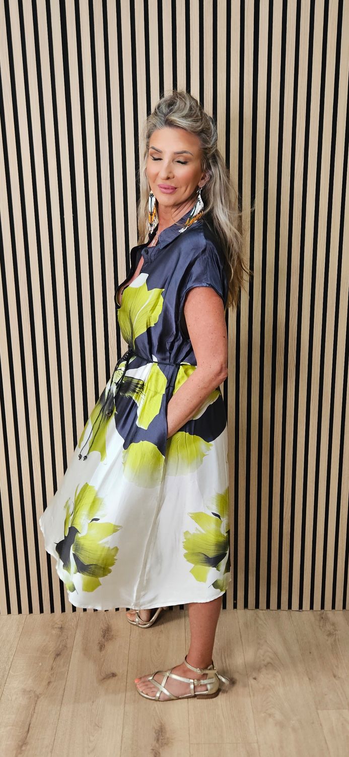 Abstract Floral  Dress