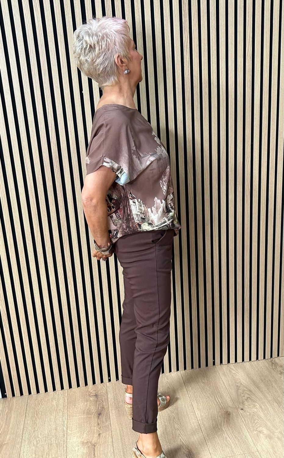 Scenic Print Relaxed Fit Top