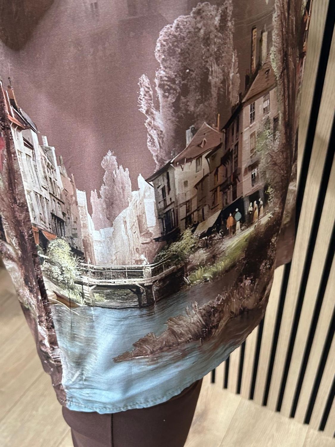 Scenic Print Relaxed Fit Top