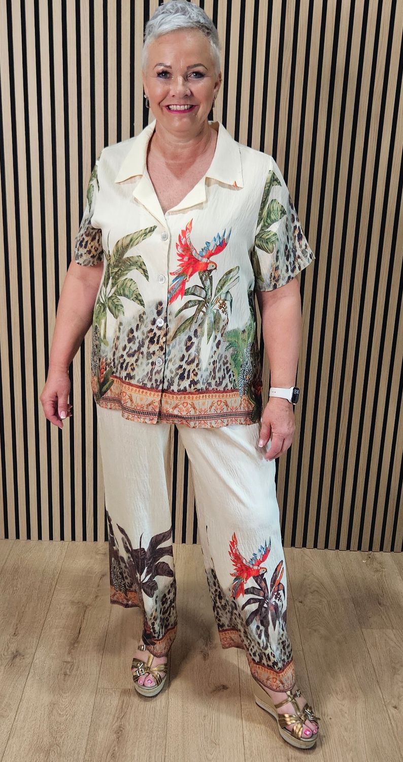 Tropical Paradise Trouser Suit