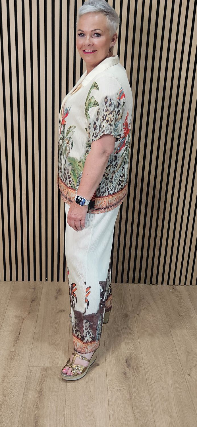 Tropical Paradise Trouser Suit