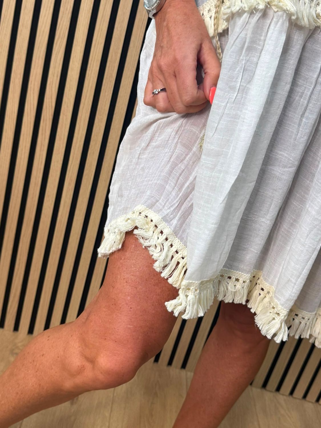 Boho Embellished Beach Cover-Up