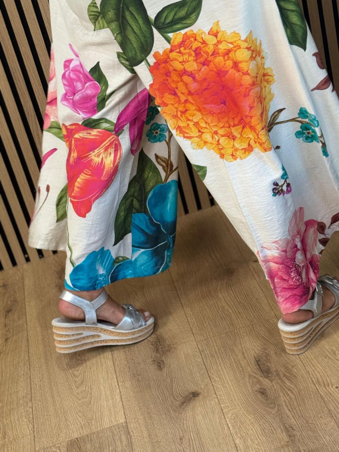 Tropical Floral Wide Leg Jumpsuit by Fly Out – 🤍💜🩷🩵