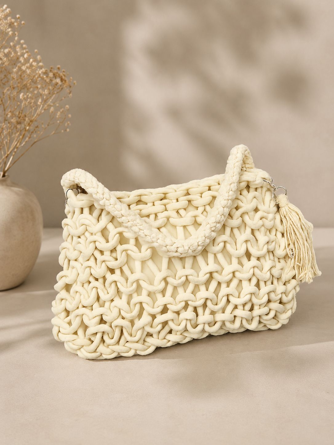 Macramé Rope Tote Bag