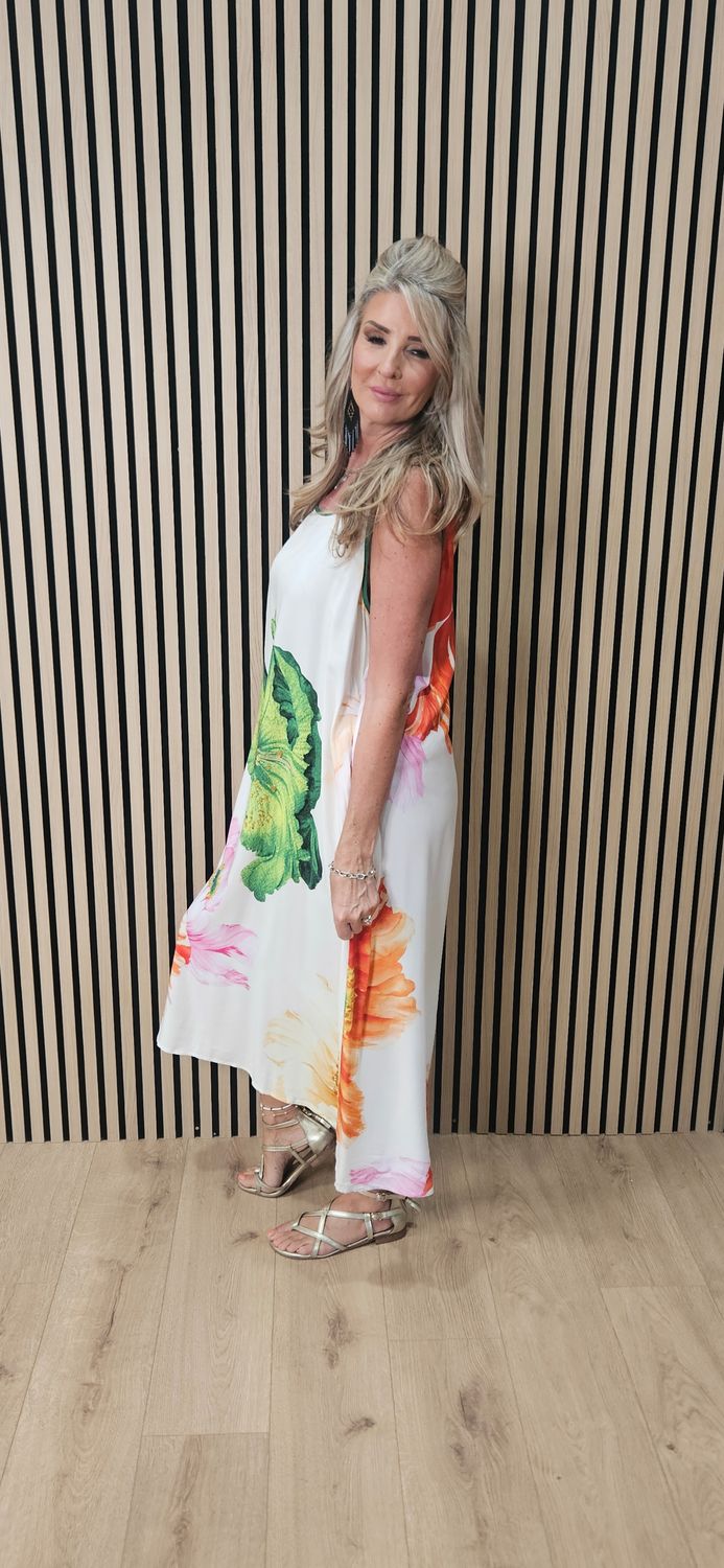 Flyout Floral Maxi Dress