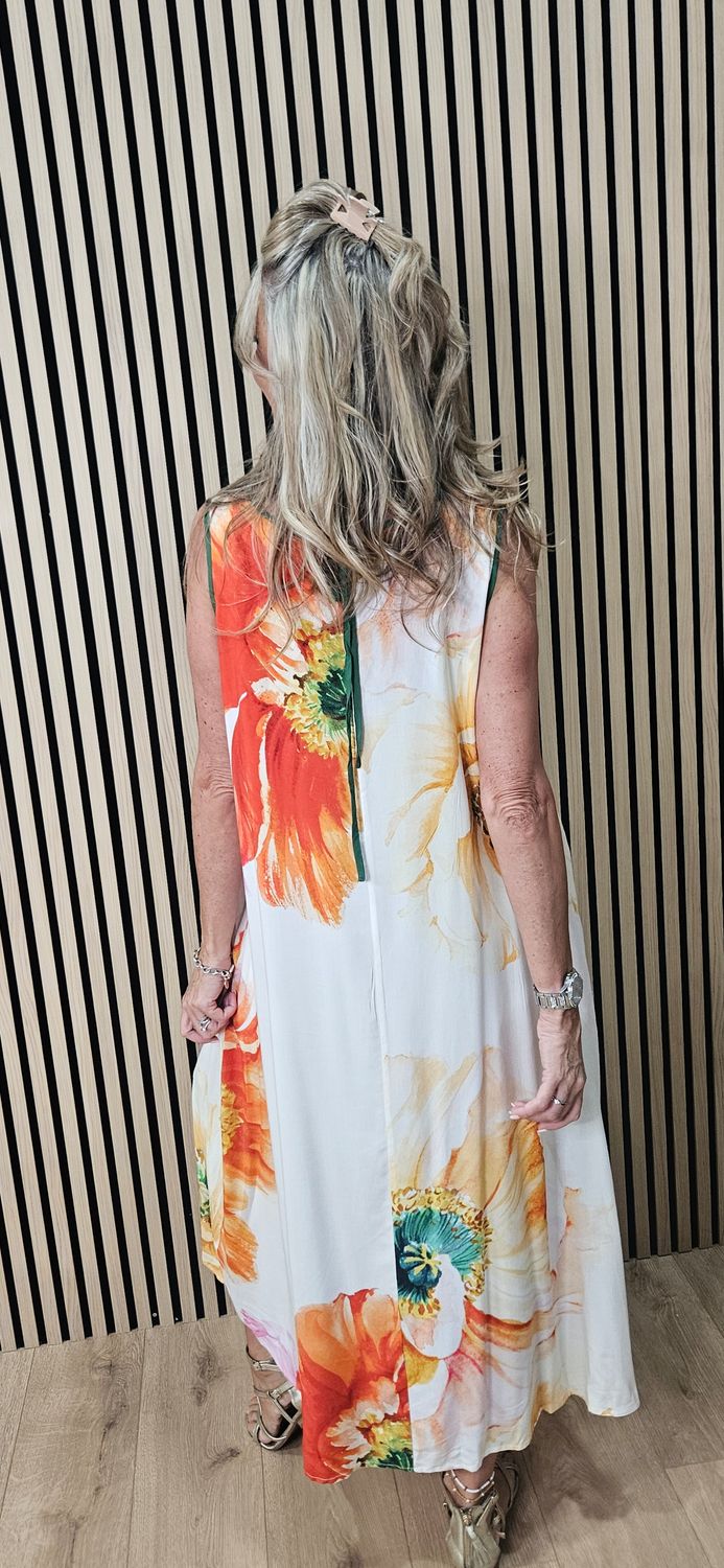 Flyout Floral Maxi Dress