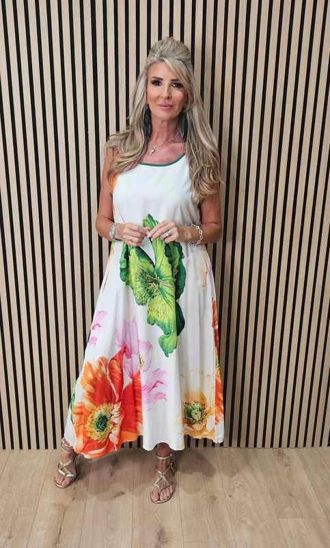 Flyout Floral Maxi Dress