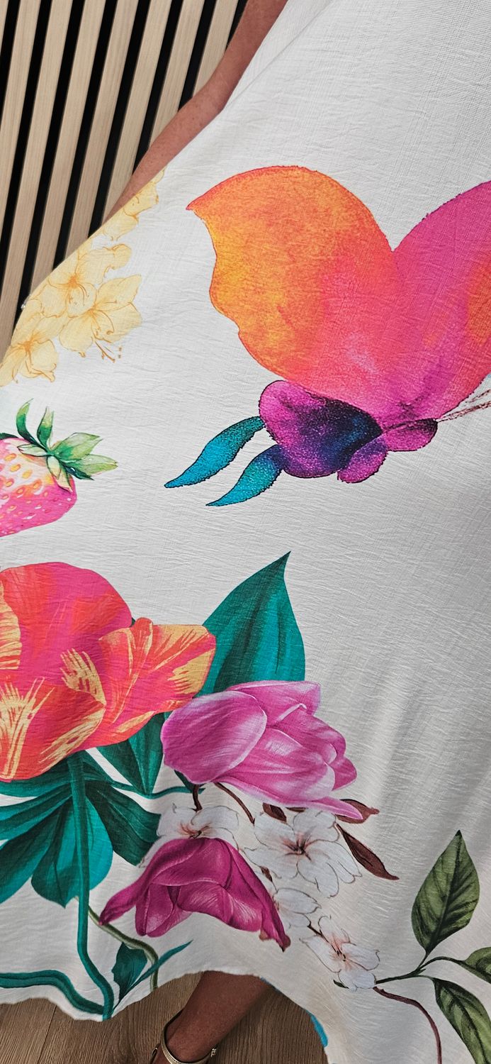 Flyout Floral Maxi Dress