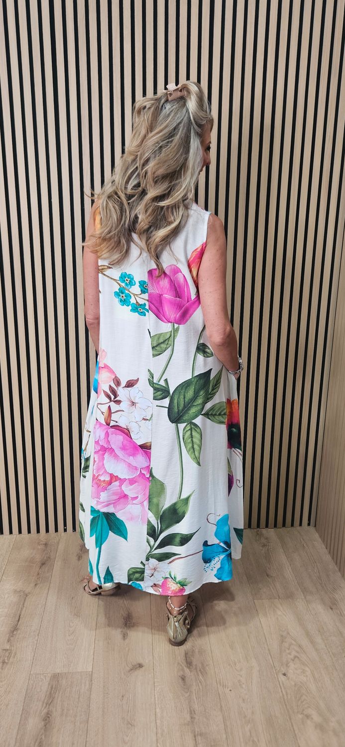 Flyout Floral Maxi Dress