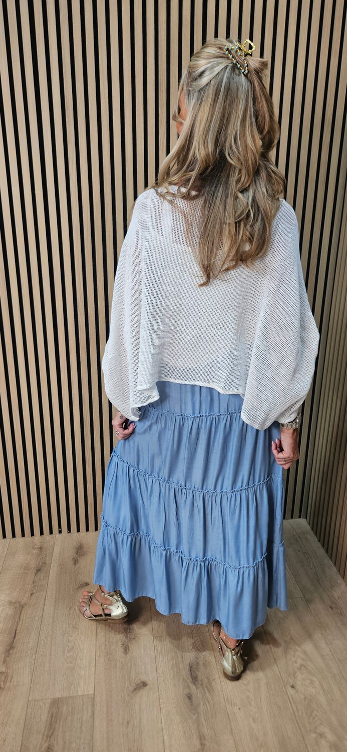 Tiered Maxi Skirt