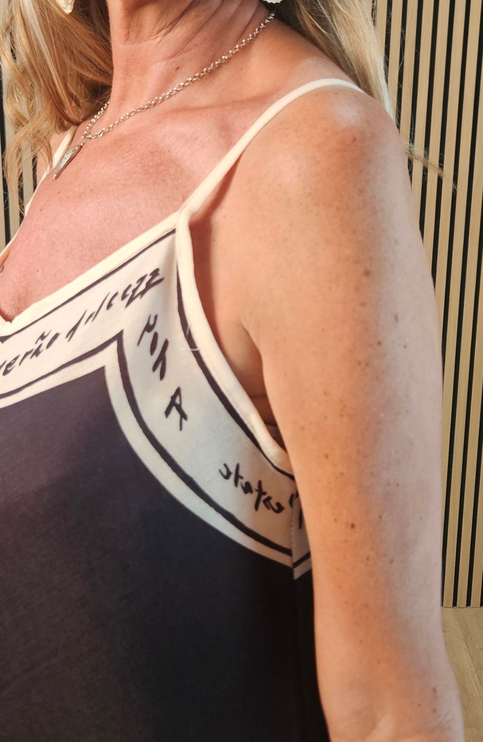Côte d'Azur Print Maxi Dress – Black
