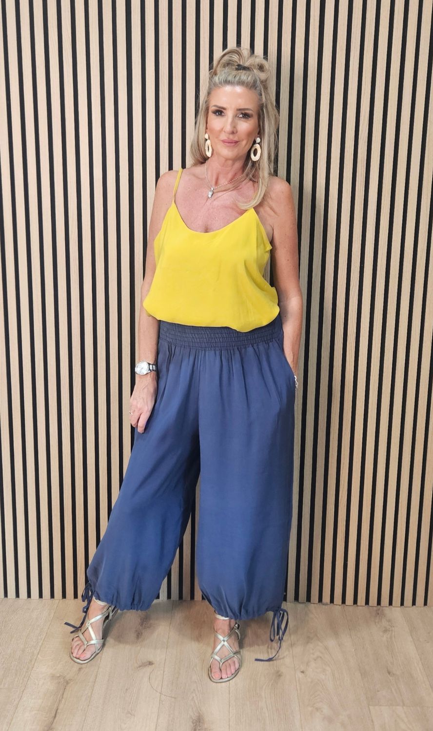 Essential Cami Top – Mustard
