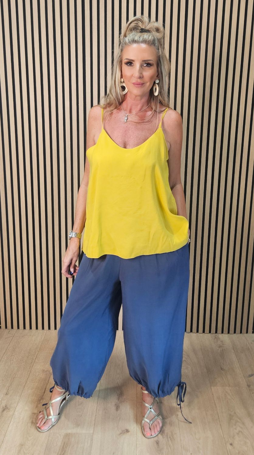 Essential Cami Top – Mustard