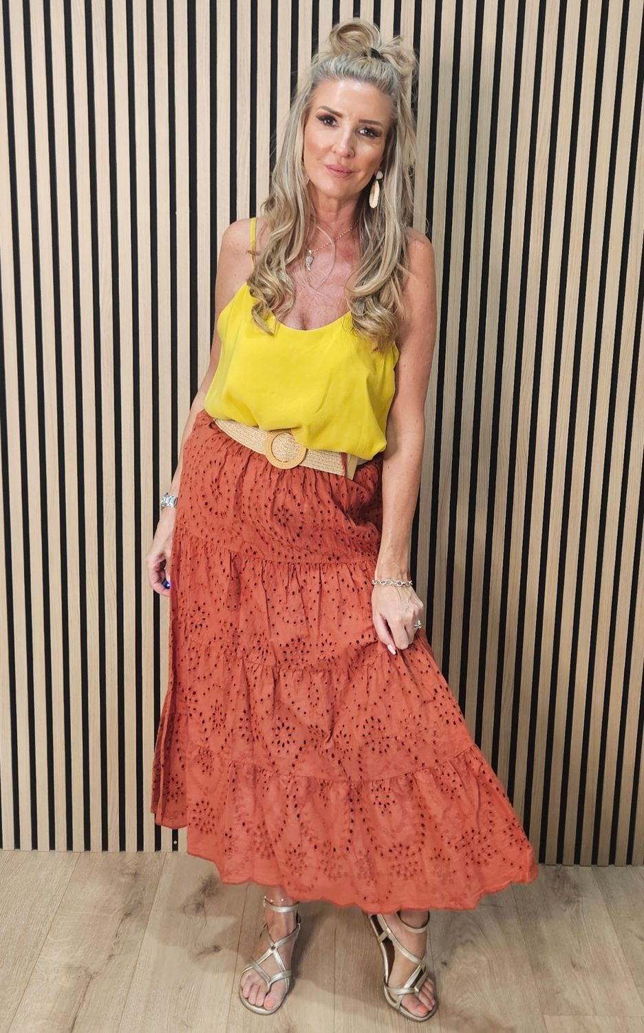 Essential Cami Top – Mustard