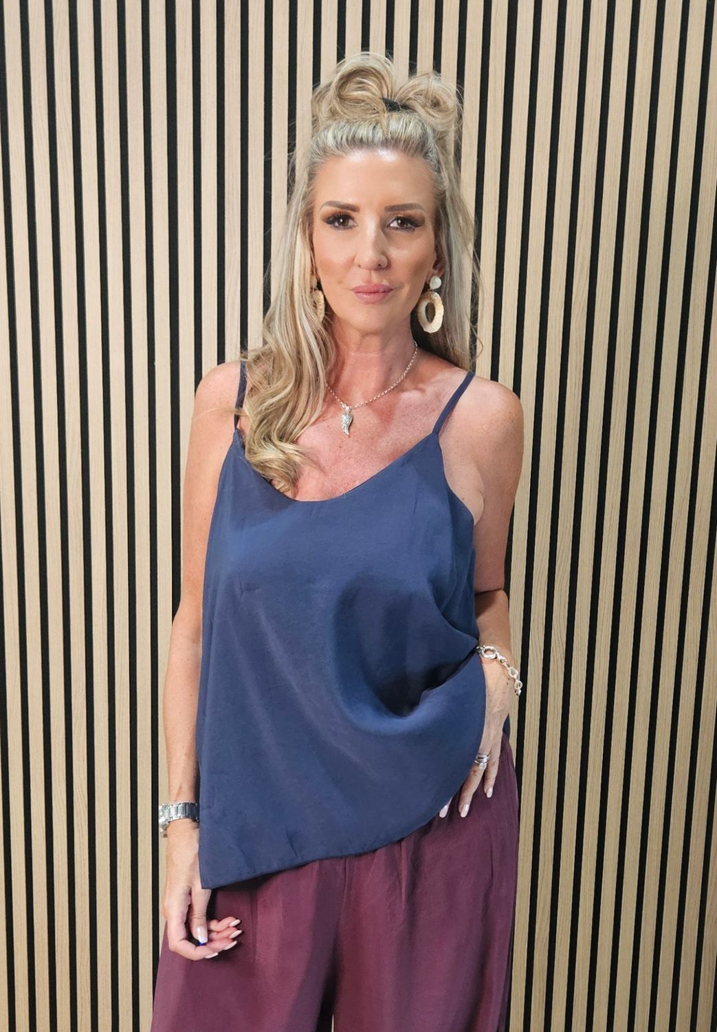 Essential Cami Top – Navy