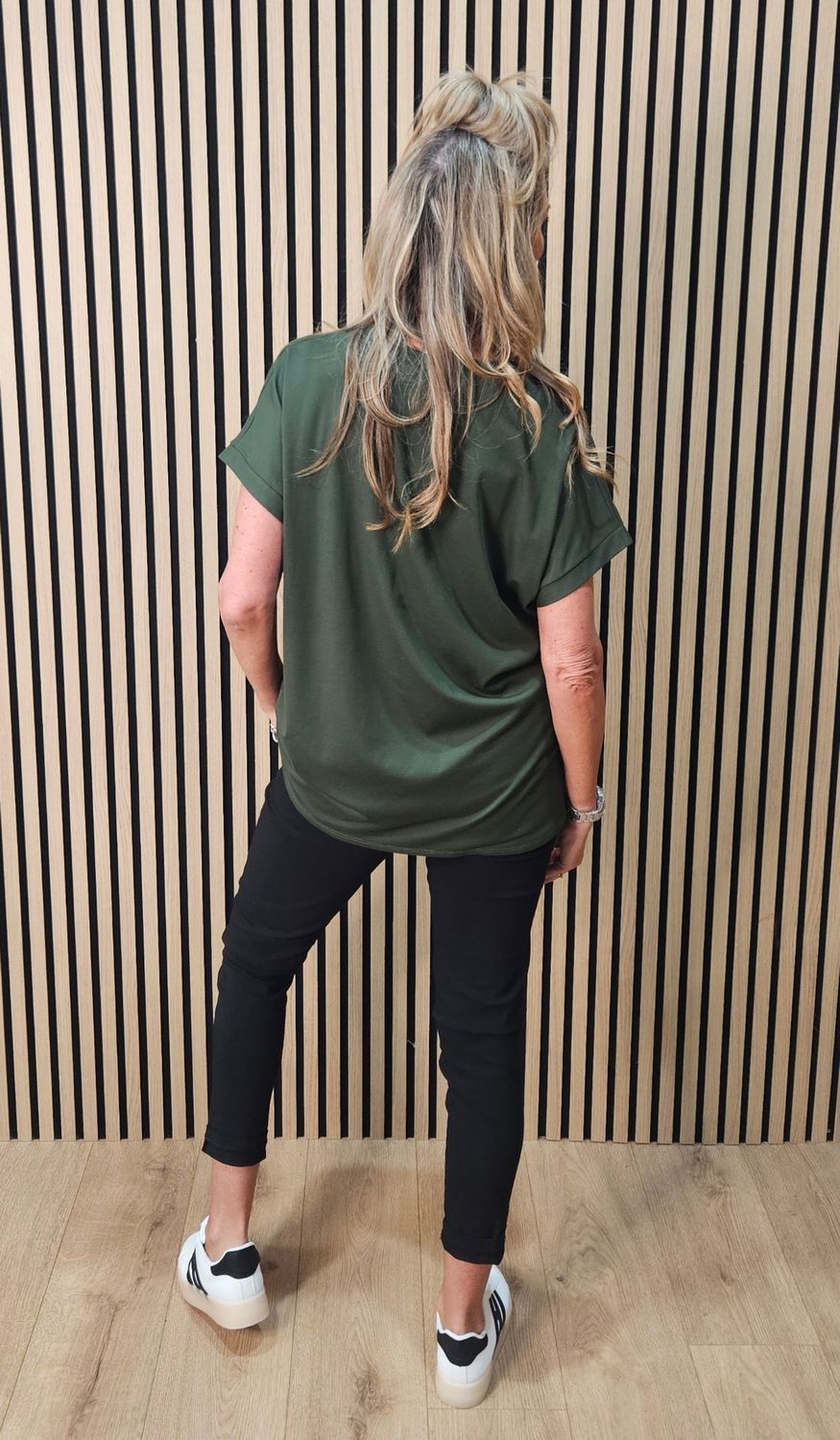 Beauty Slogan Drawstring Top