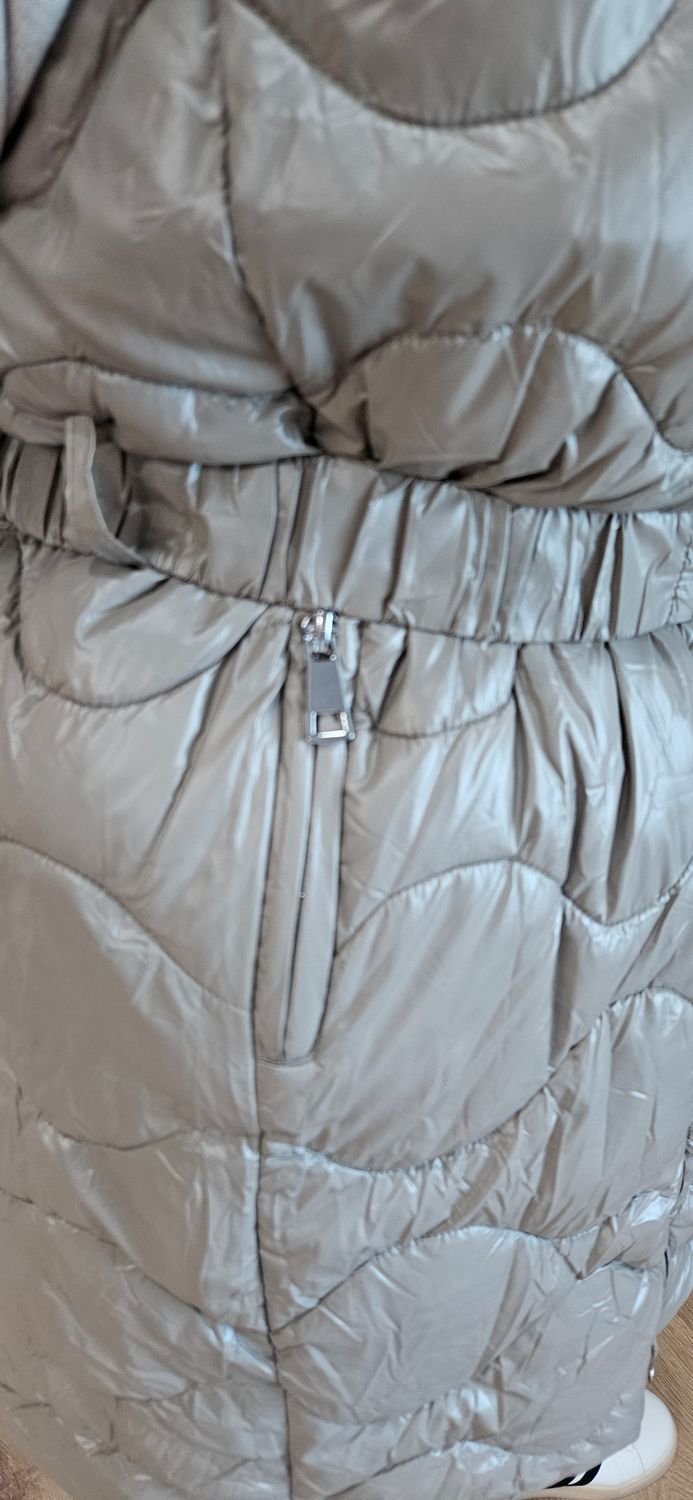 Hooded Quilted Longline Gilet