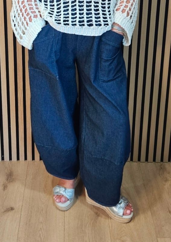 Balloon Leg Denim Jeans