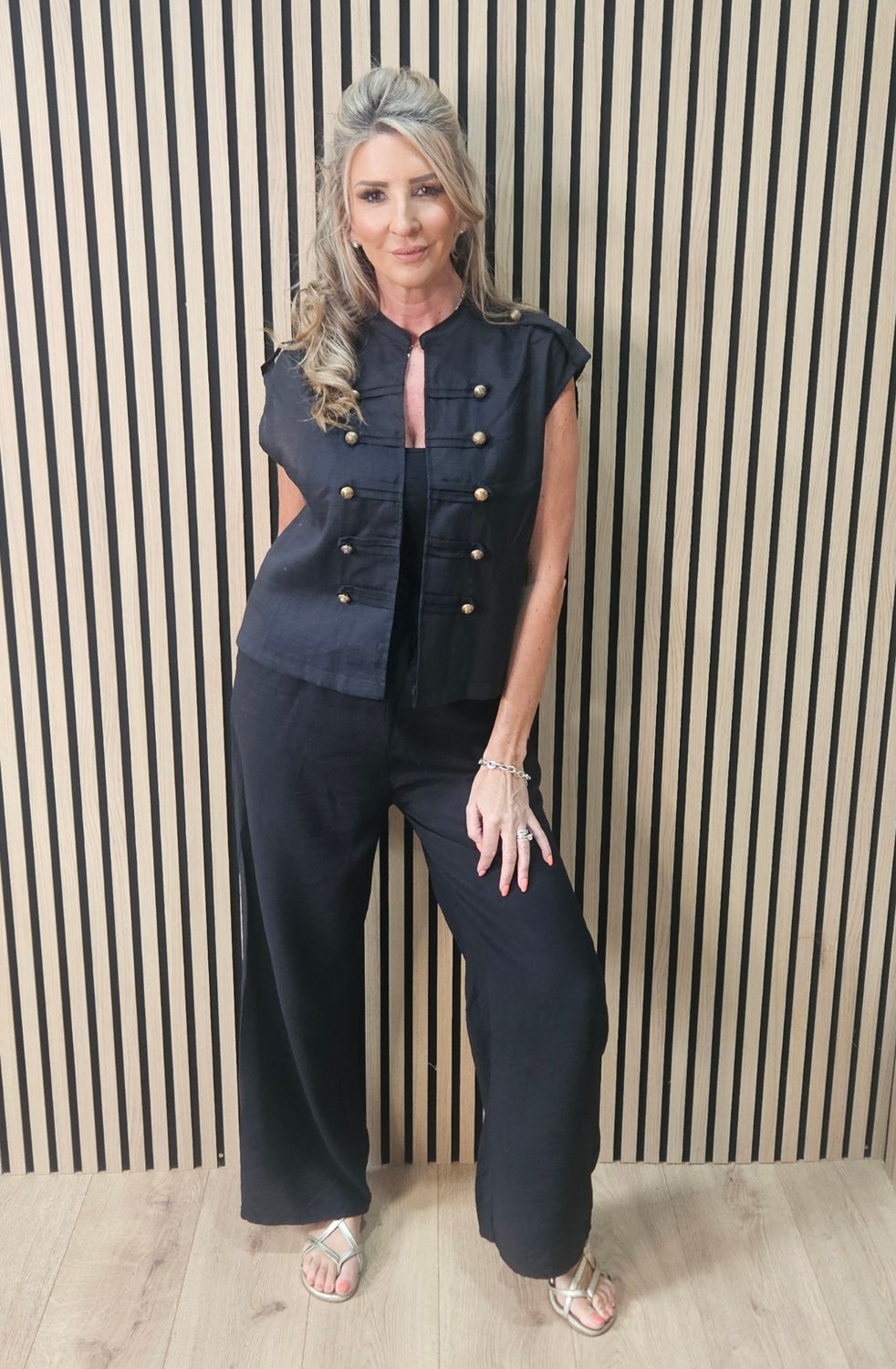 Military Button Waistcoat
