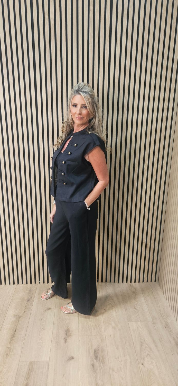 Military Button Waistcoat