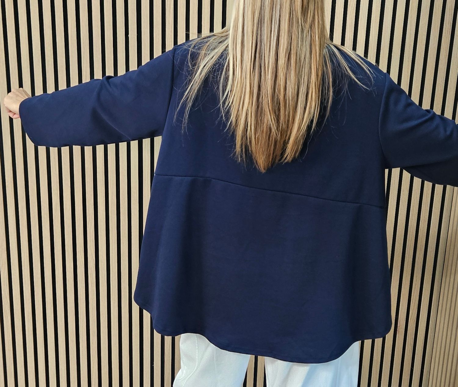 Oversized Pocket Detail Top