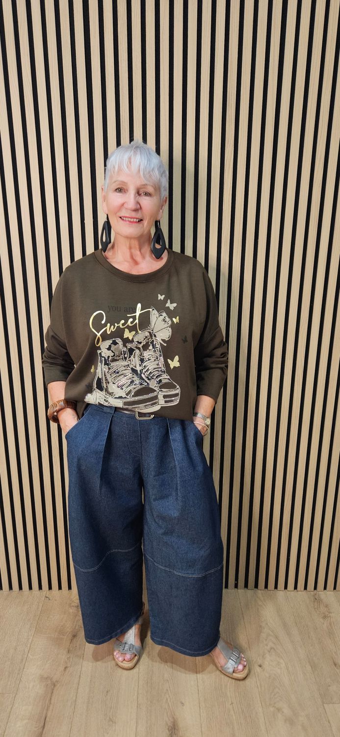 Sweet Trainer &amp; Butterfly Sweatshirt