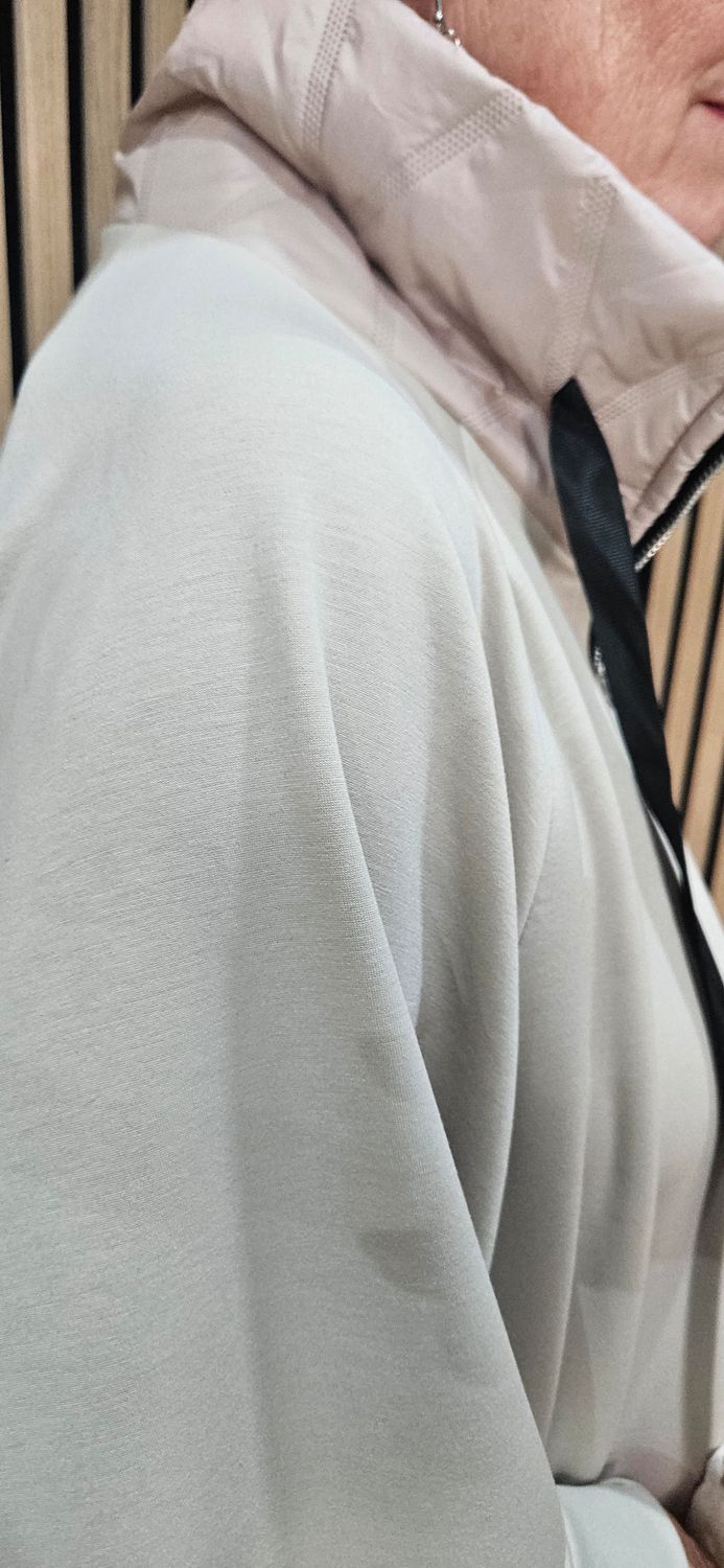 Oversized Contrast Pocket Jacket – Stone