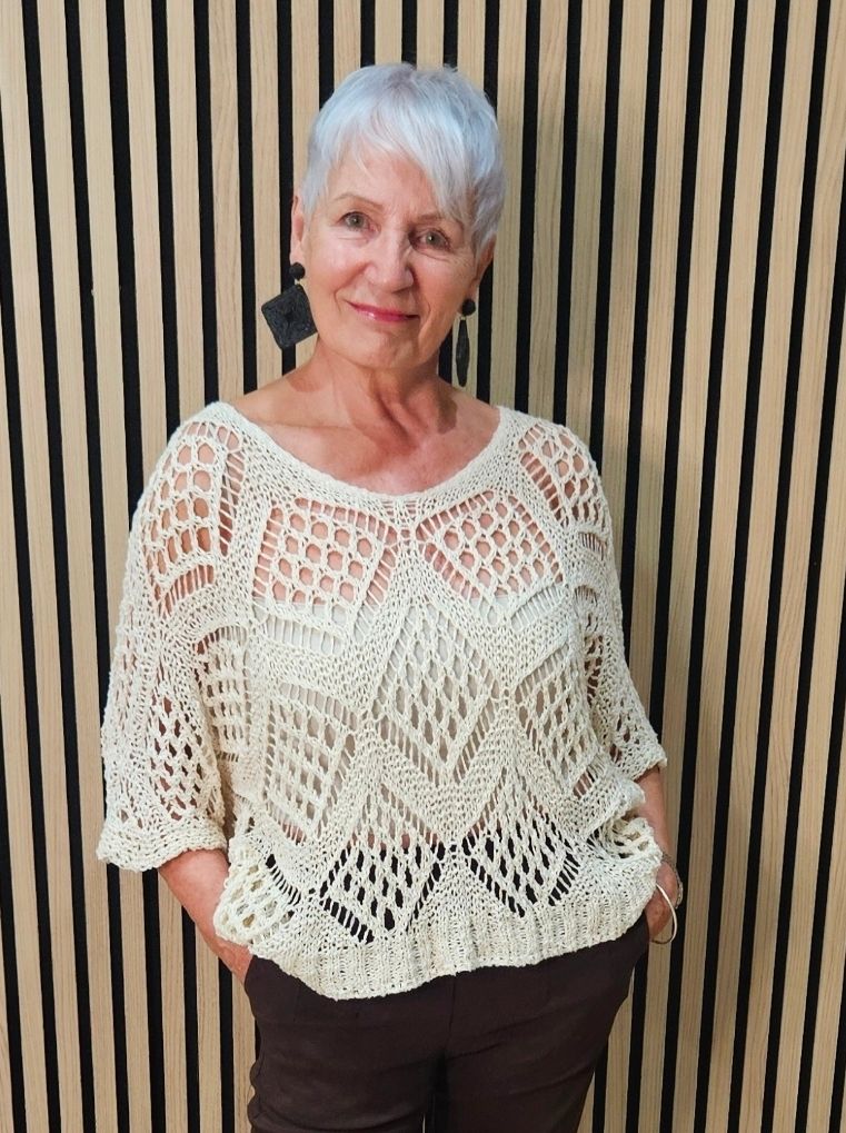 Open-Knit Crochet Top