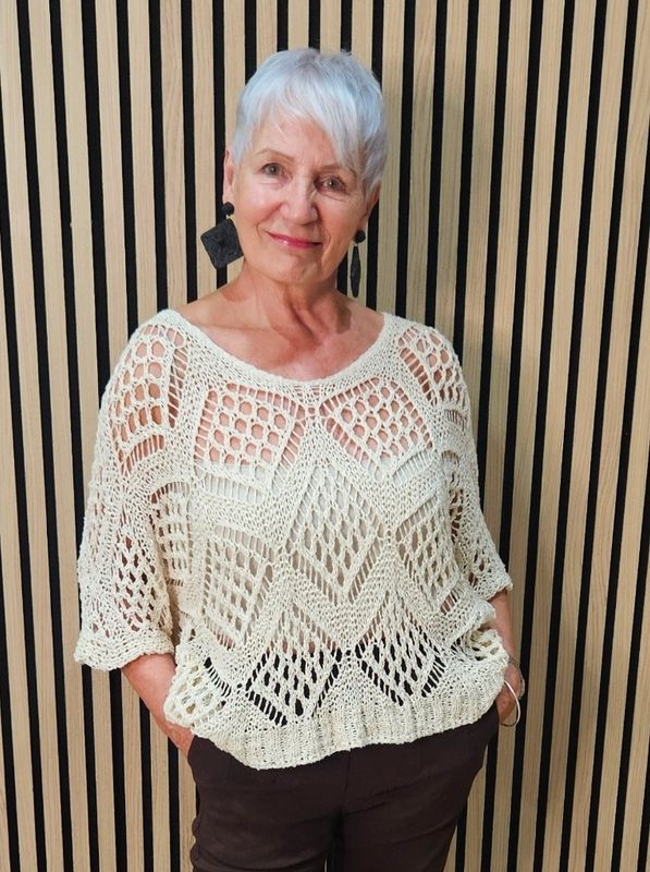Open-Knit Crochet Top