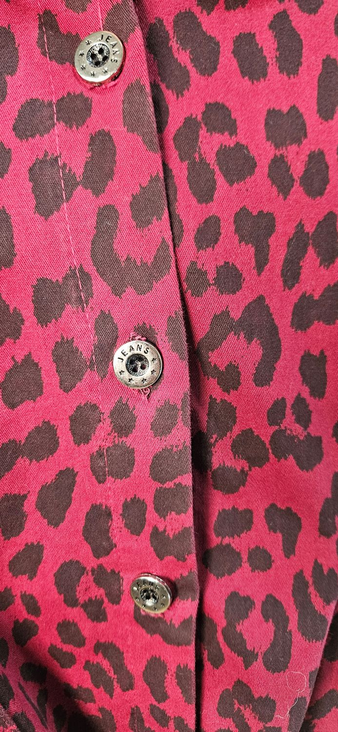 Leopard Print Shirt Jacket