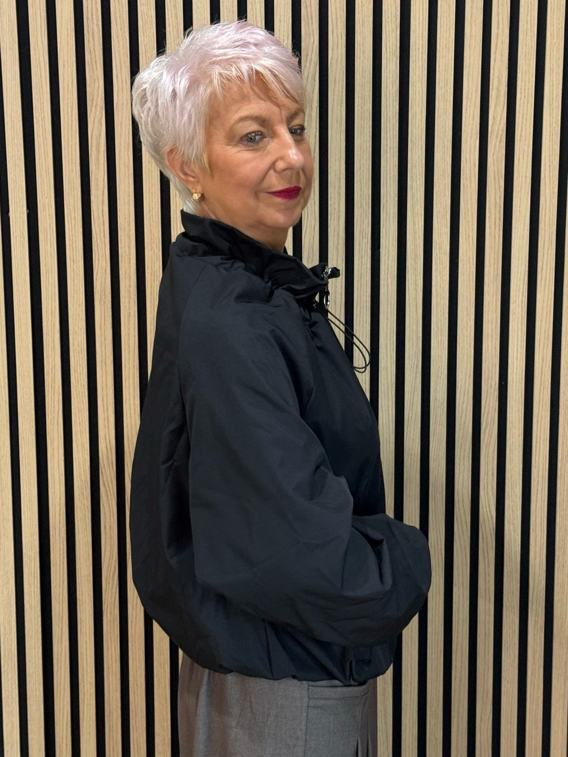 Lightweight Zip Up Jacket - Black