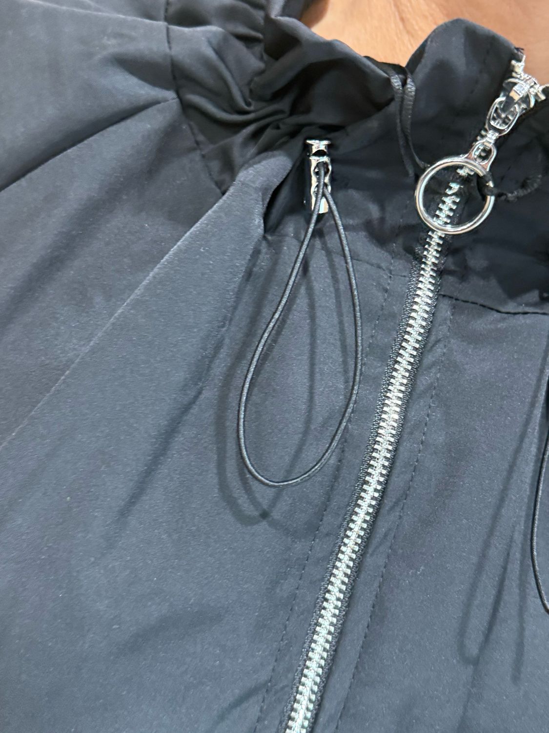 Lightweight Zip Up Jacket - Black