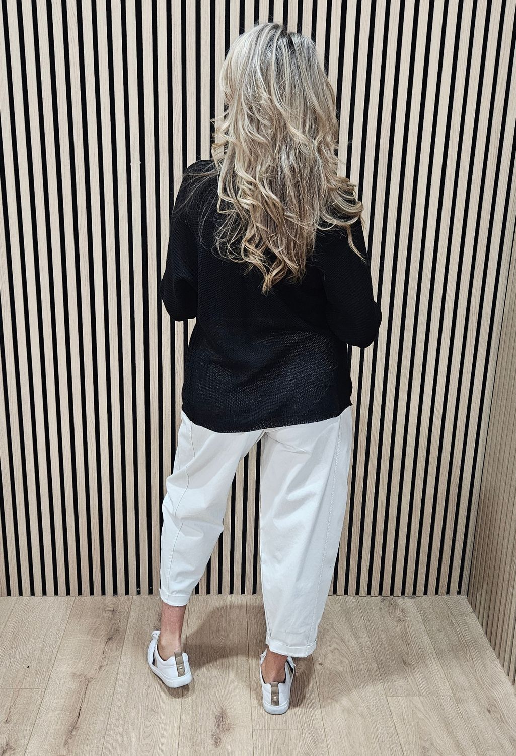 Soft-Knit Cardigan – Black