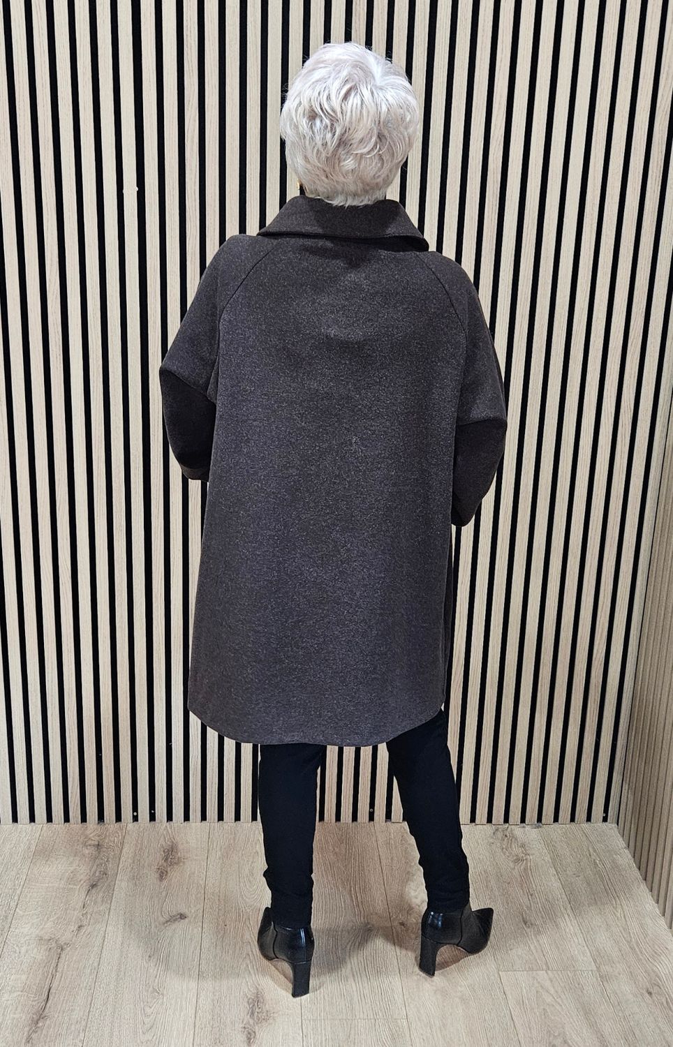 Soft-Stretch Coat – Chocolate