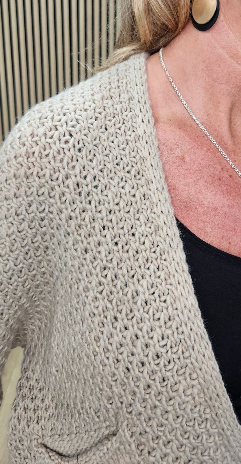 Soft-Knit pocket  Cardigan