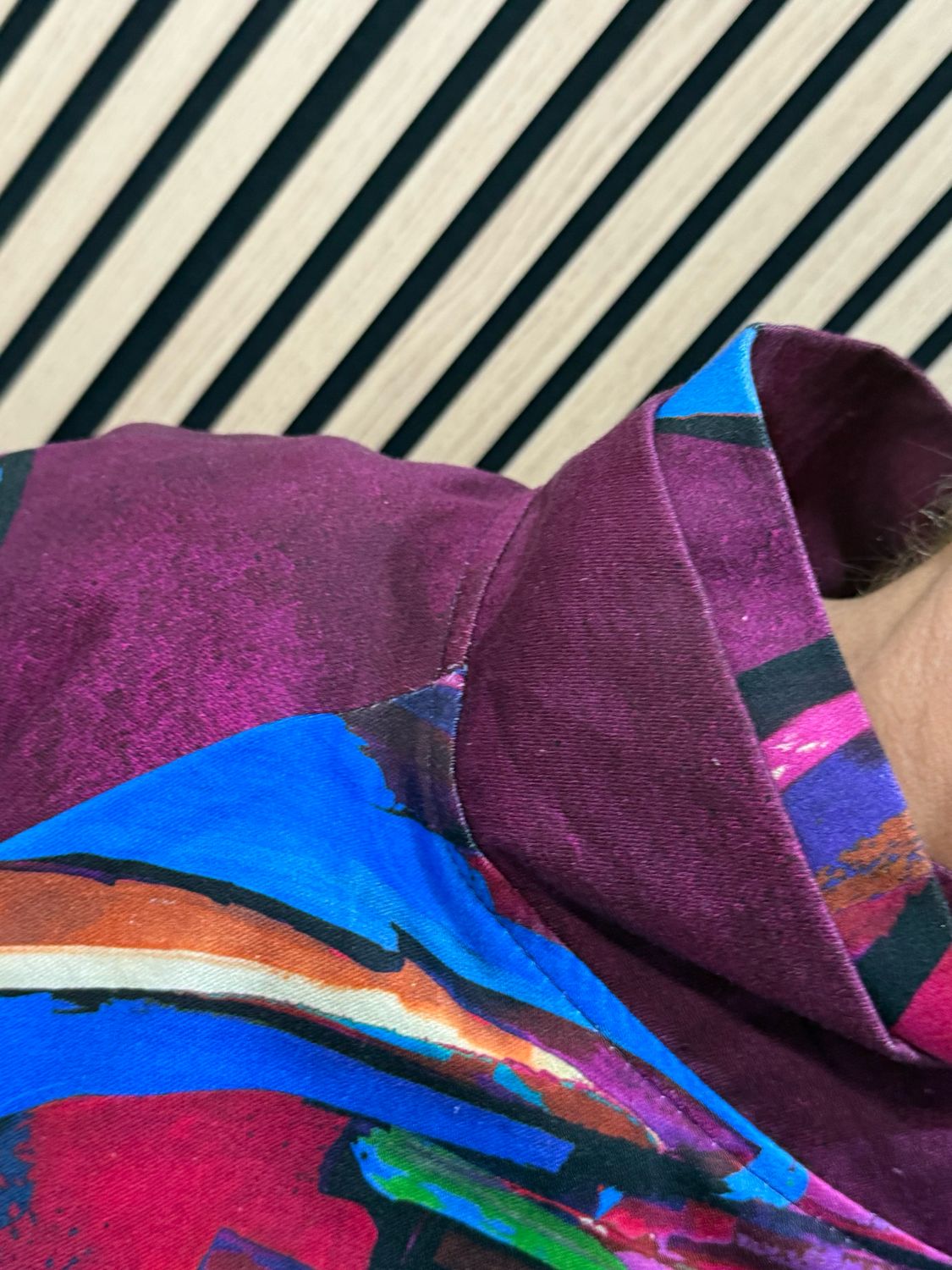 Abstract Print Statement Jacket - Multi