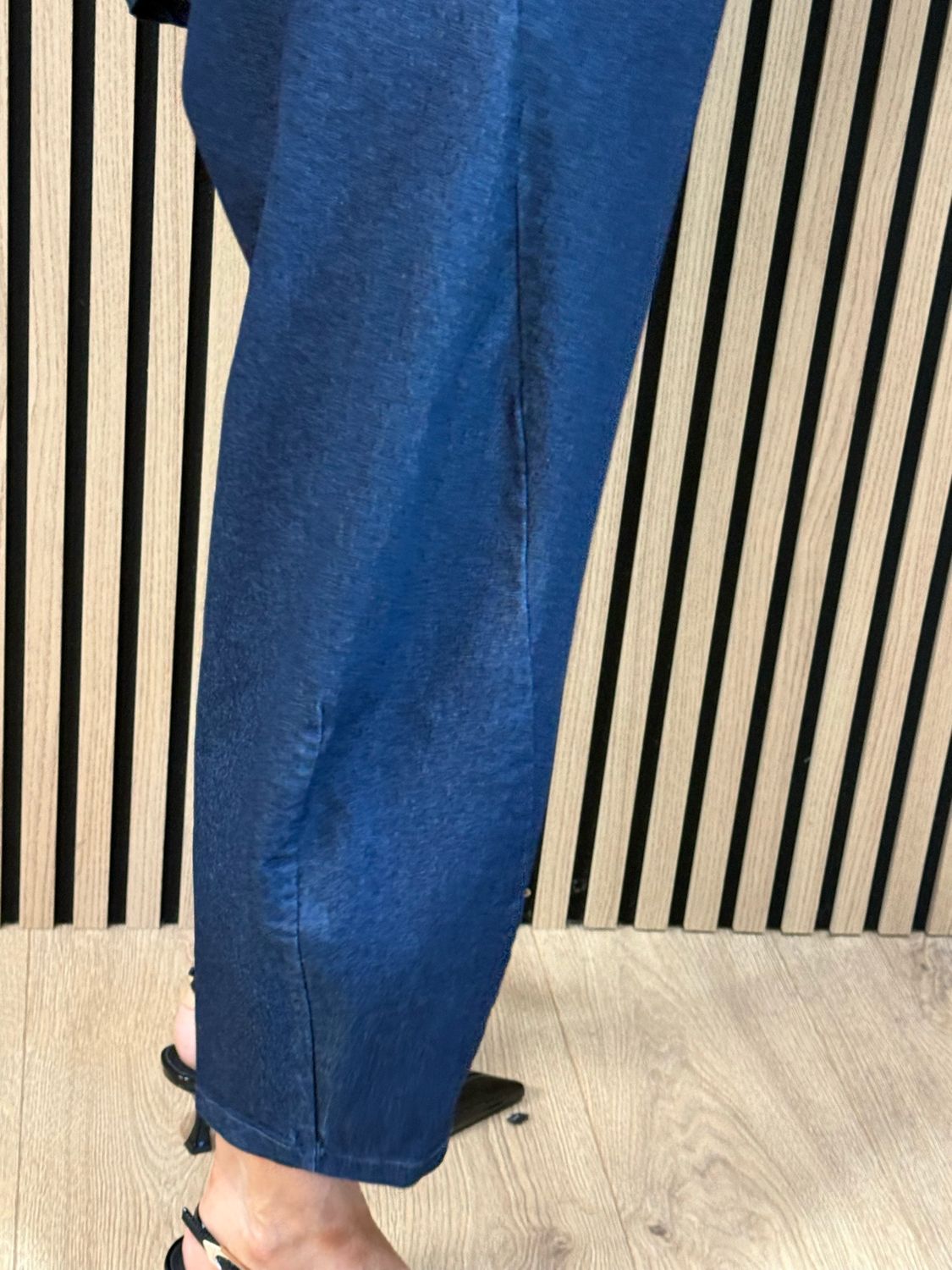 Two Piece Jacket &amp; Trouser Suit - Denim Blue