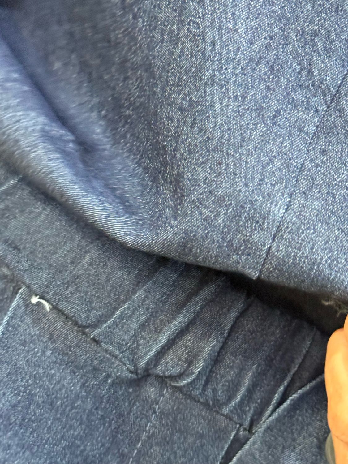 Two Piece Jacket &amp; Trouser Suit - Denim Blue