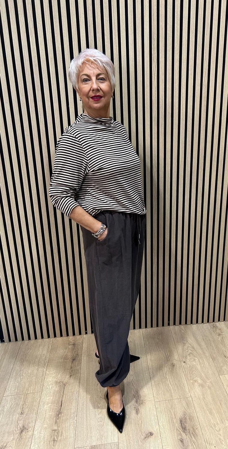 Relaxed Cotton Cord Trousers - Chocolate