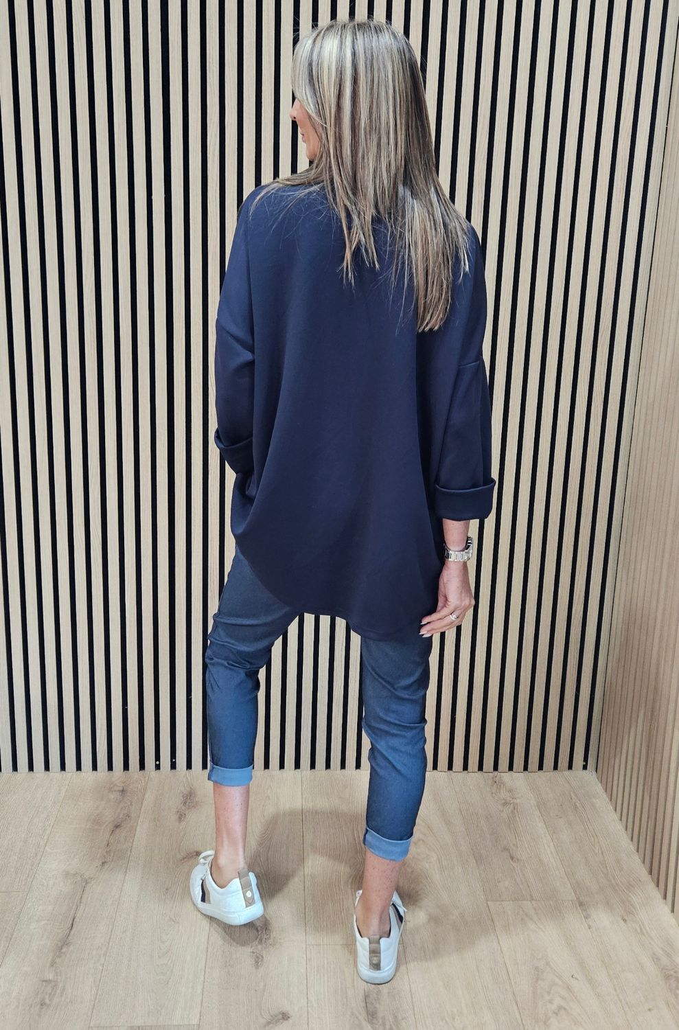 Soft Stretch Jumper – Navy