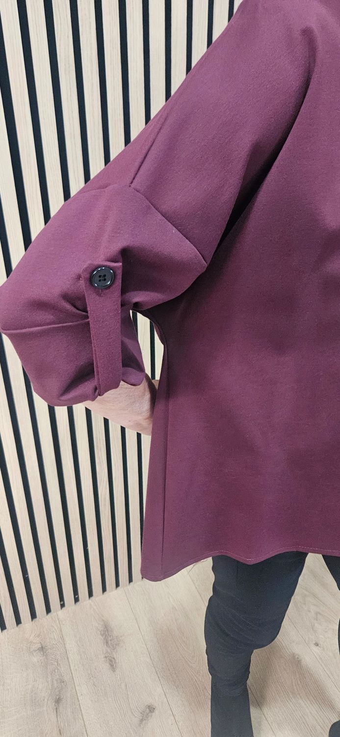 Layered Button-Detail Top