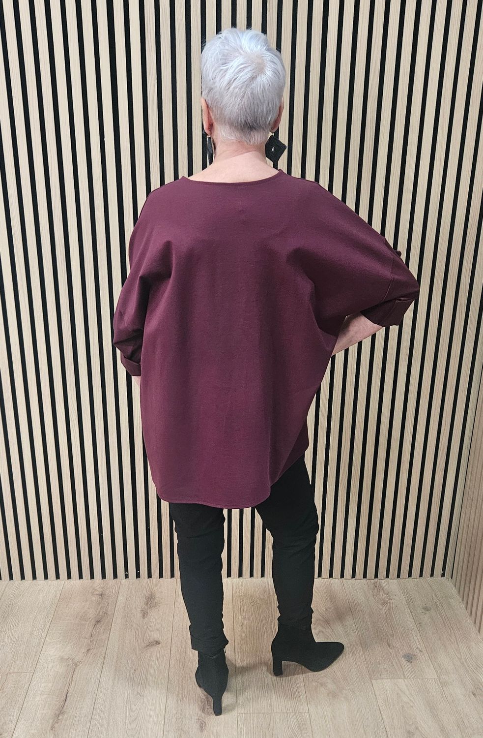 Layered Button-Detail Top