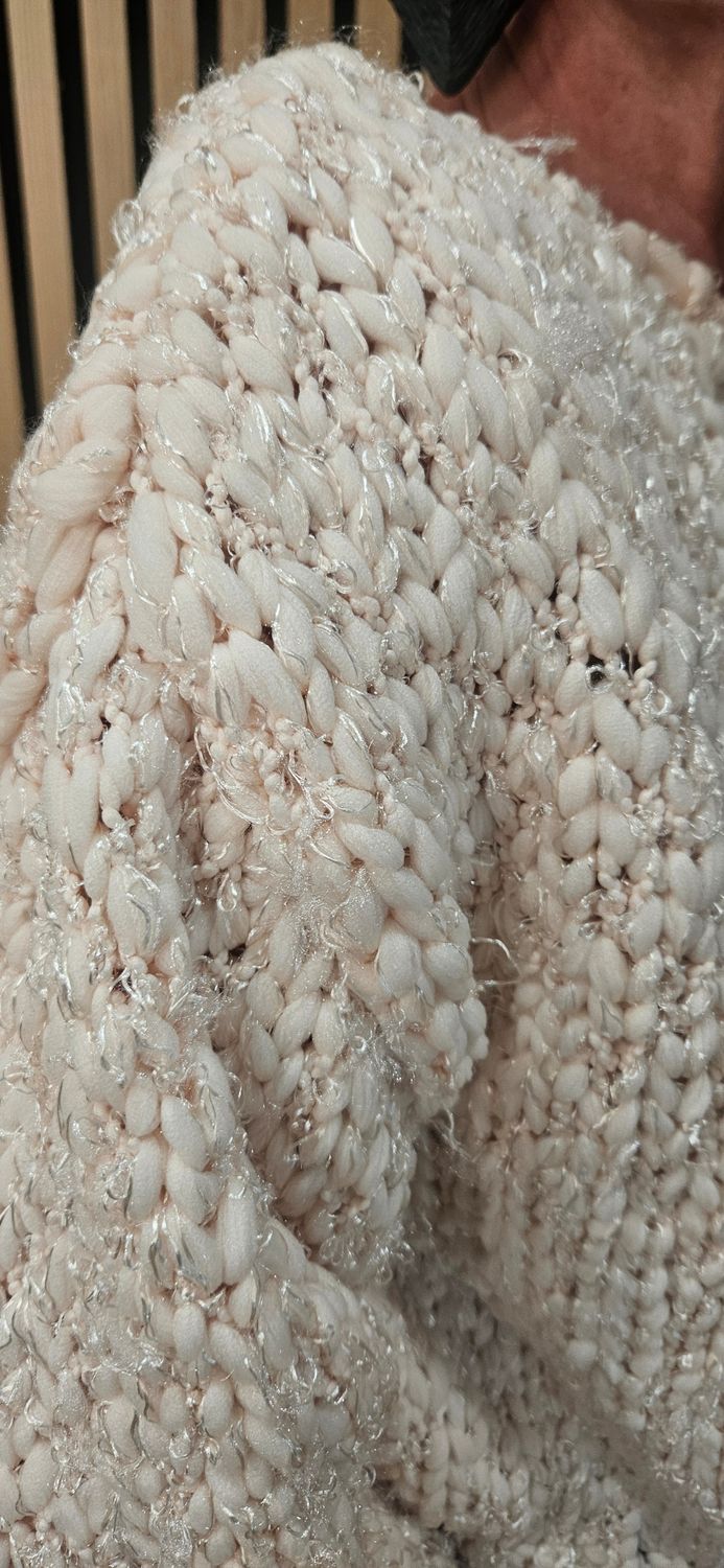 Shimmer Chunky-Knit Jumper