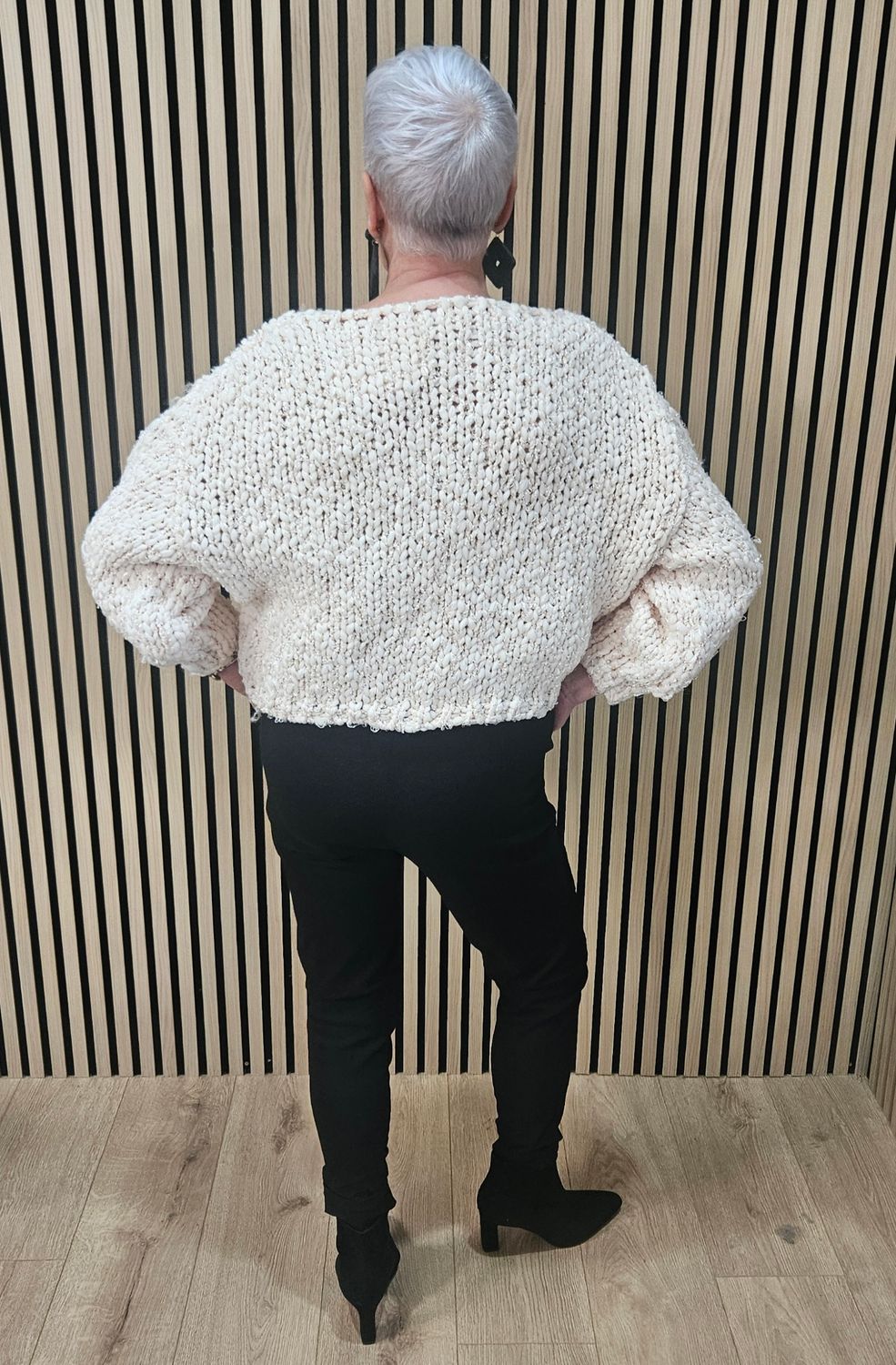 Shimmer Chunky-Knit Jumper