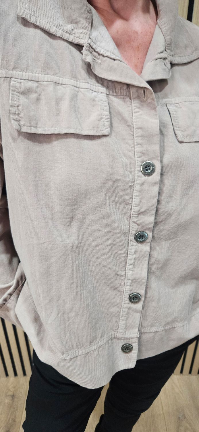 Needlecord Utility Shirt Jacket