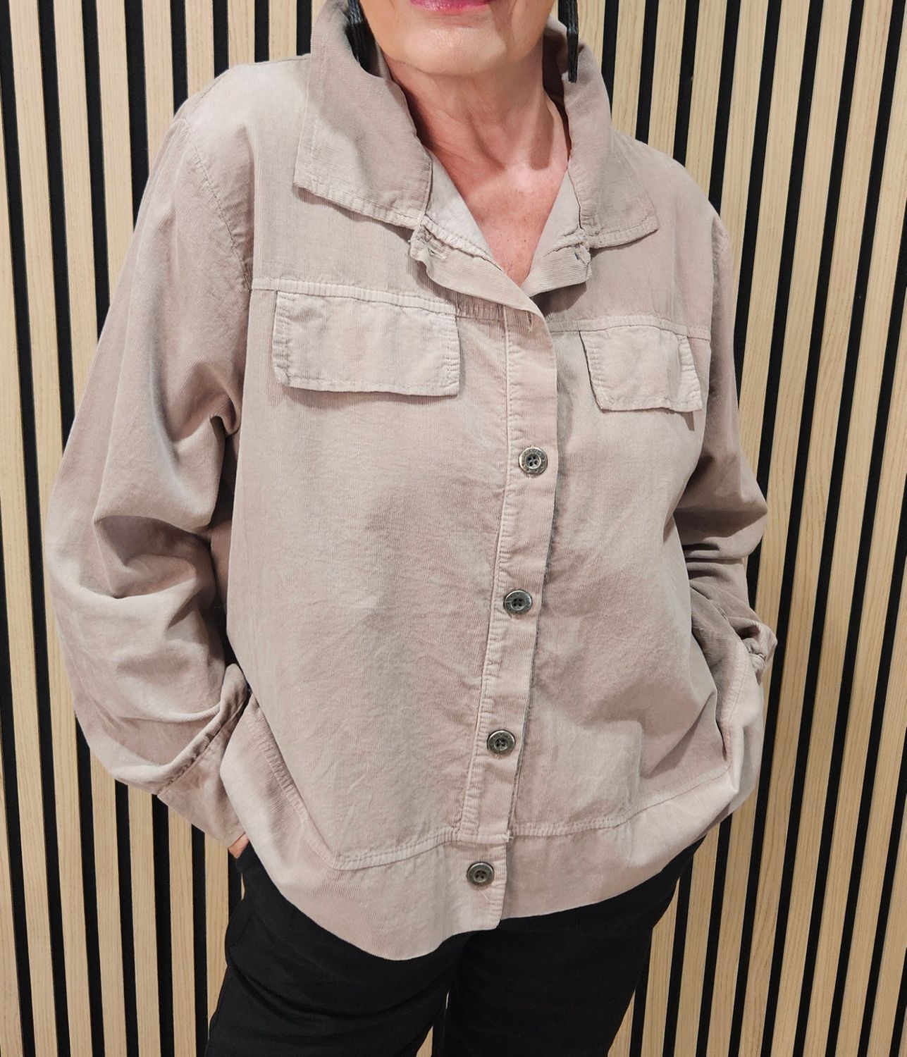 Needlecord Utility Shirt Jacket