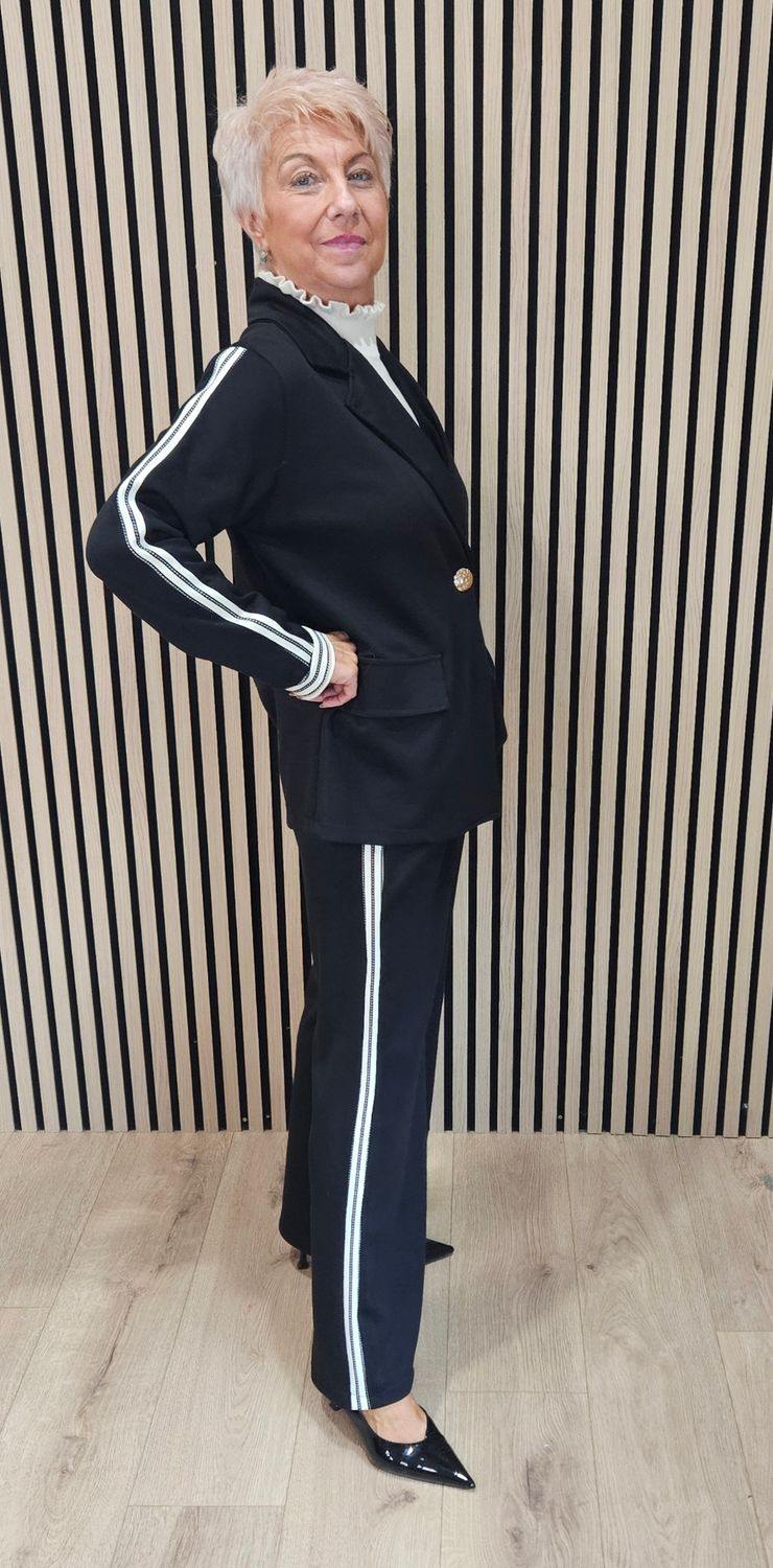 Side-Stripe Blazer &amp; Trouser Co-ord